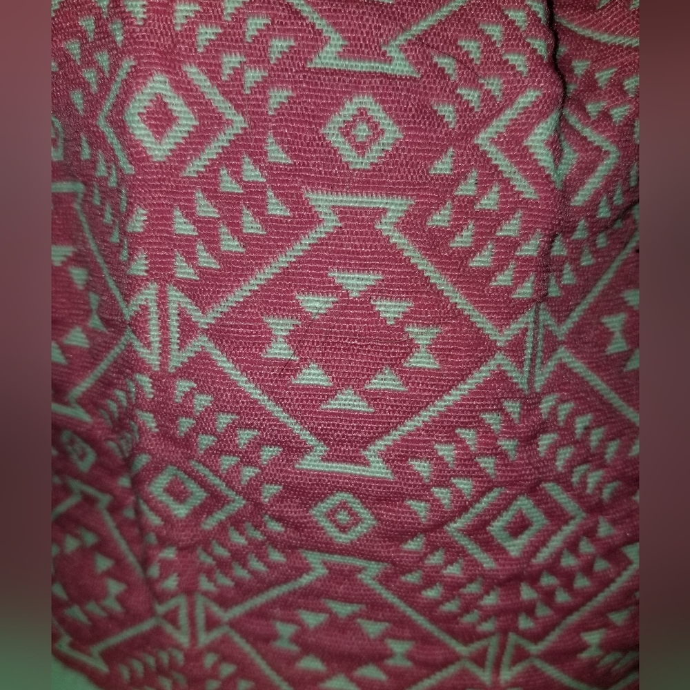 Patterned Aztec Geometric Drawstring Cinch Bucket… - image 6